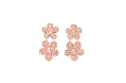 Dos Flores Iraca/Raffia Earrings Best of Colombia