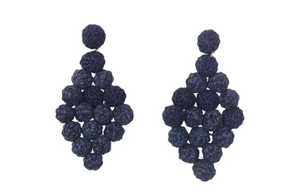 Diamons Iraca/Raffia Earrings Best of Colombia