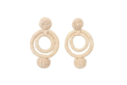 Natural Iraca Lara Earring Bestofcolombia1
