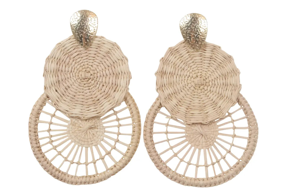 Yasmin iraca Earrings (Copy) Bestofcolombia1