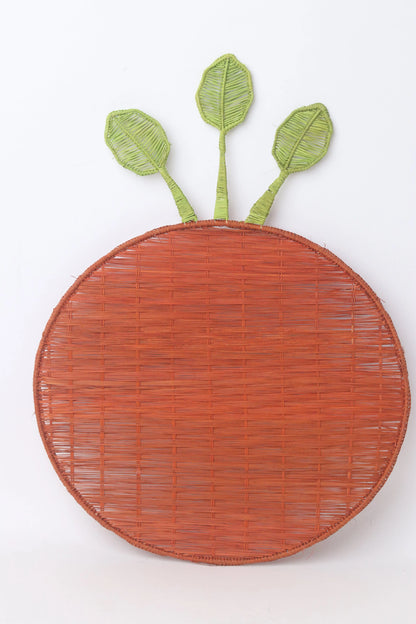 Beet root Iraca/Raffia placemat Bestofcolombia1
