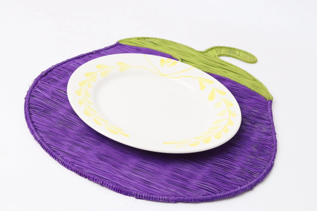 Veggies Iraca/Raffia placemats Bestofcolombia1