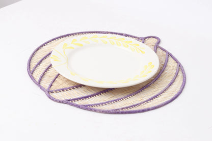 Veggies Iraca/Raffia placemats Bestofcolombia1