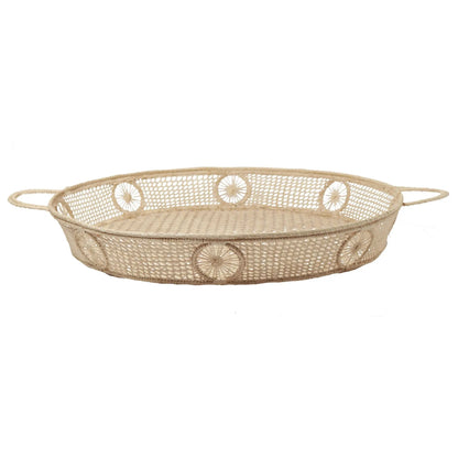 Iraca/Straw Sol Round Tray Bestofcolombia1