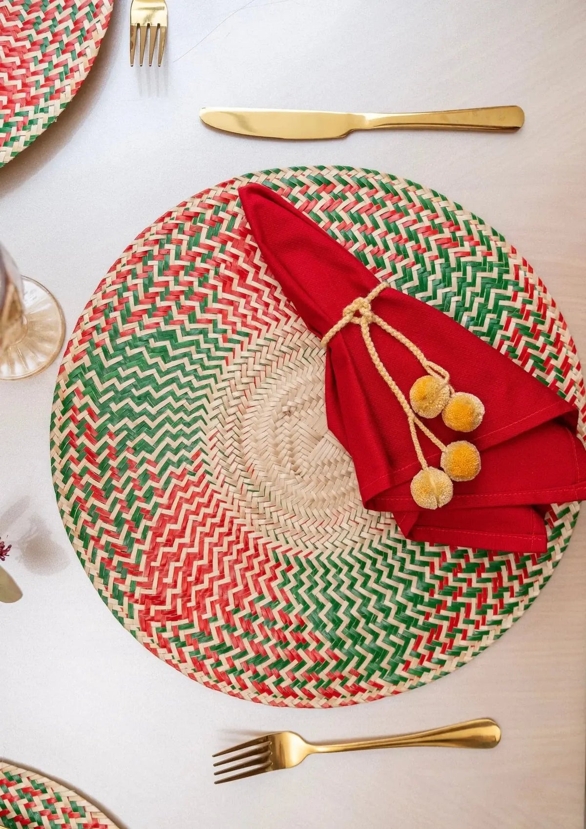 Christmas Mawisa Placemat + Coaster Bestofcolombia1
