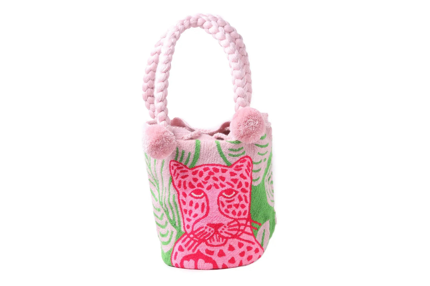 Pink Tiger Wayuu Tote - Large Best of Colombia