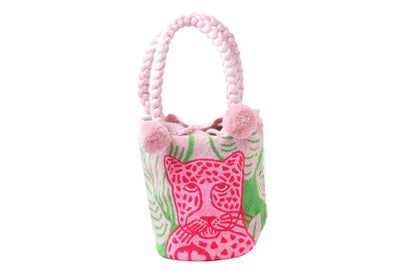Pink Tiger Wayuu Tote - Large Best of Colombia
