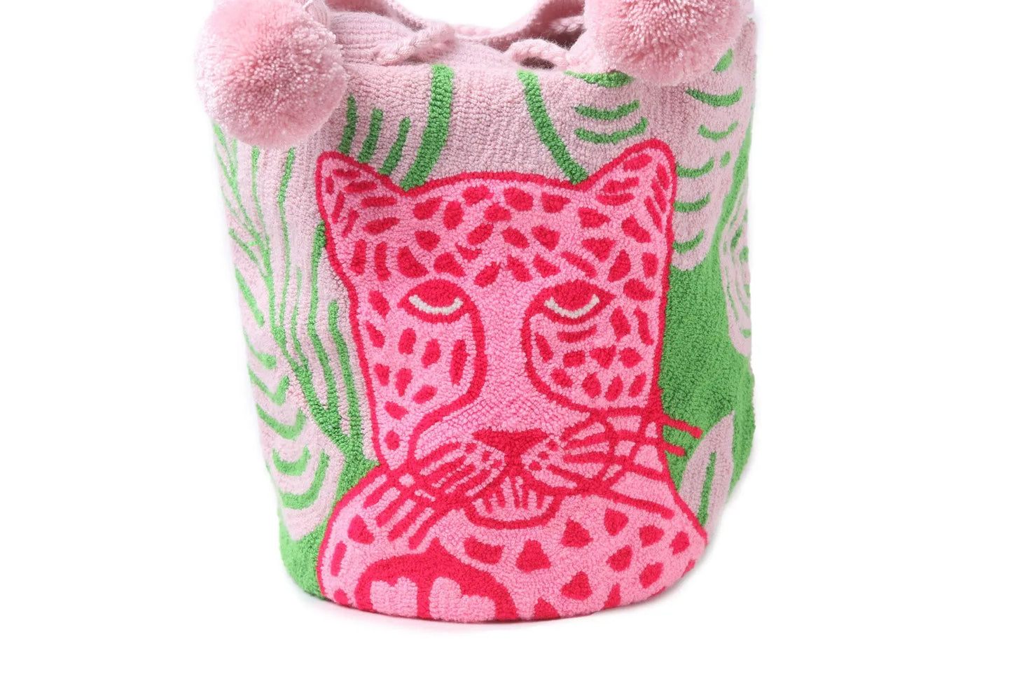 Pink Tiger Wayuu Tote - Large Best of Colombia