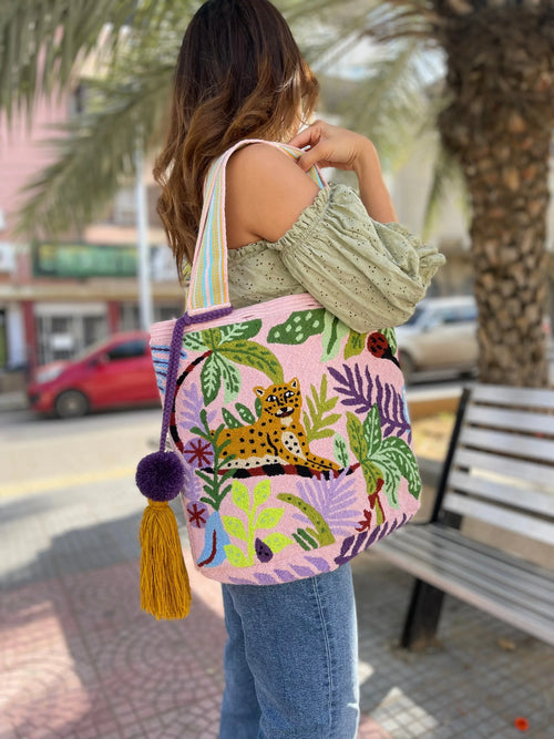 Selva Large Wayuu Tote Bag - Wild Edition Bestofcolombia1