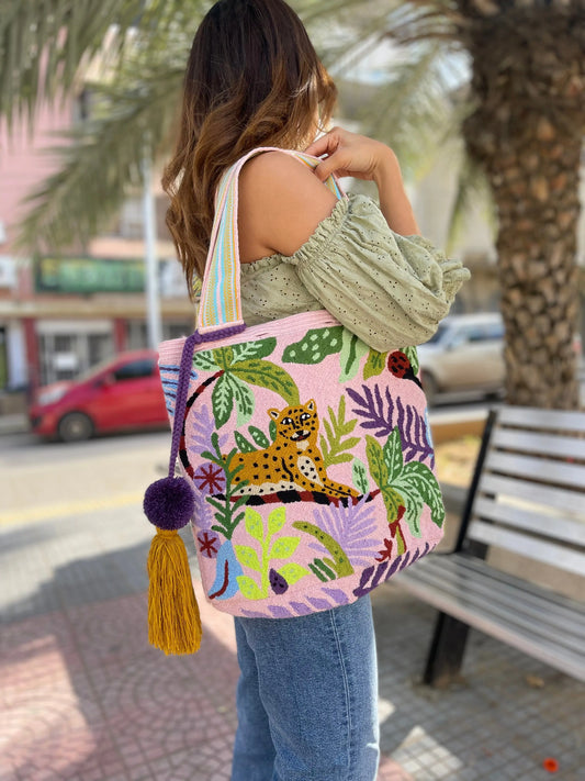 Selva Large Wayuu Tote Bag - Wild Edition Bestofcolombia1