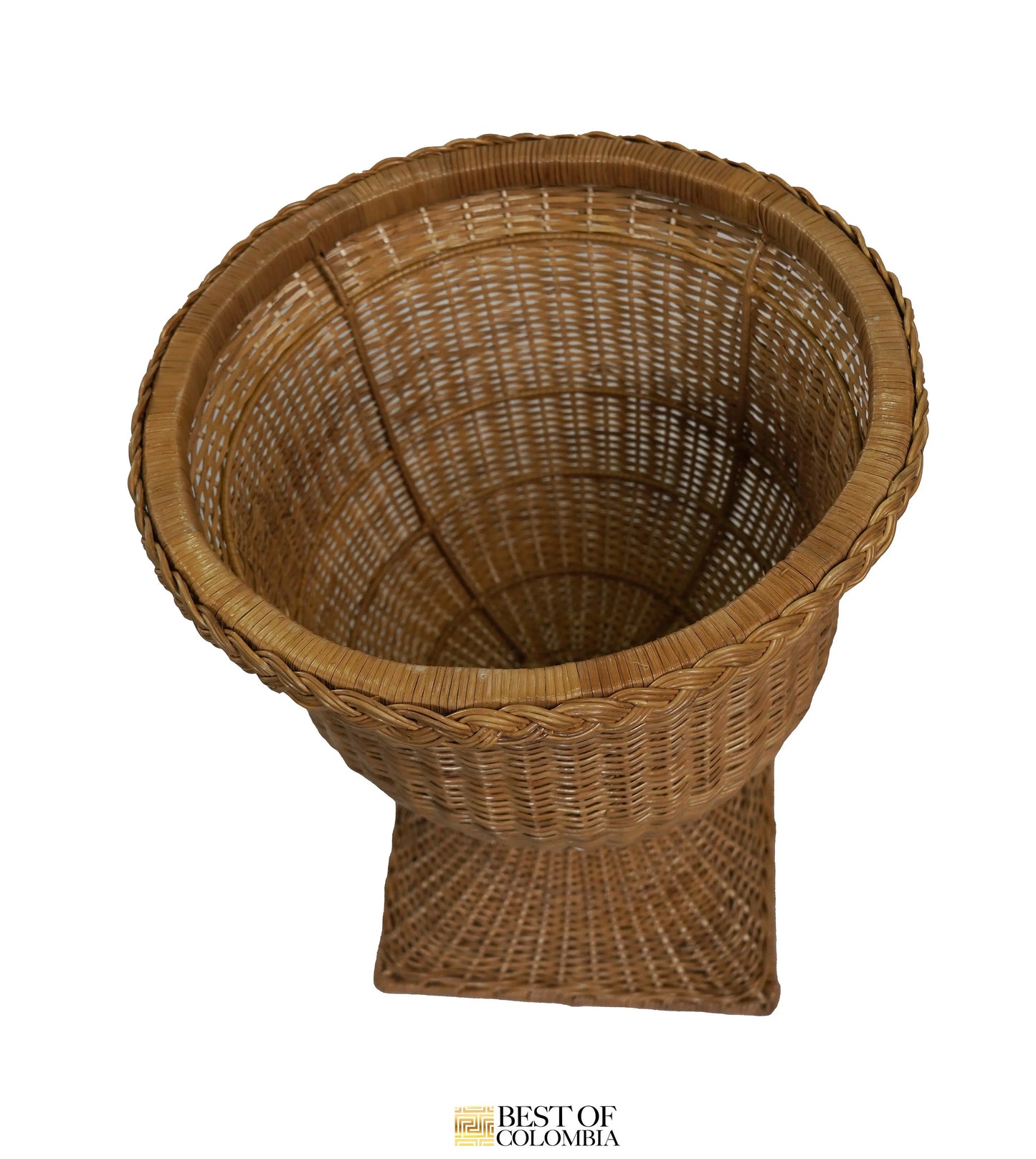 43 inch Wicker Pedestal & Urn Best of Colombia