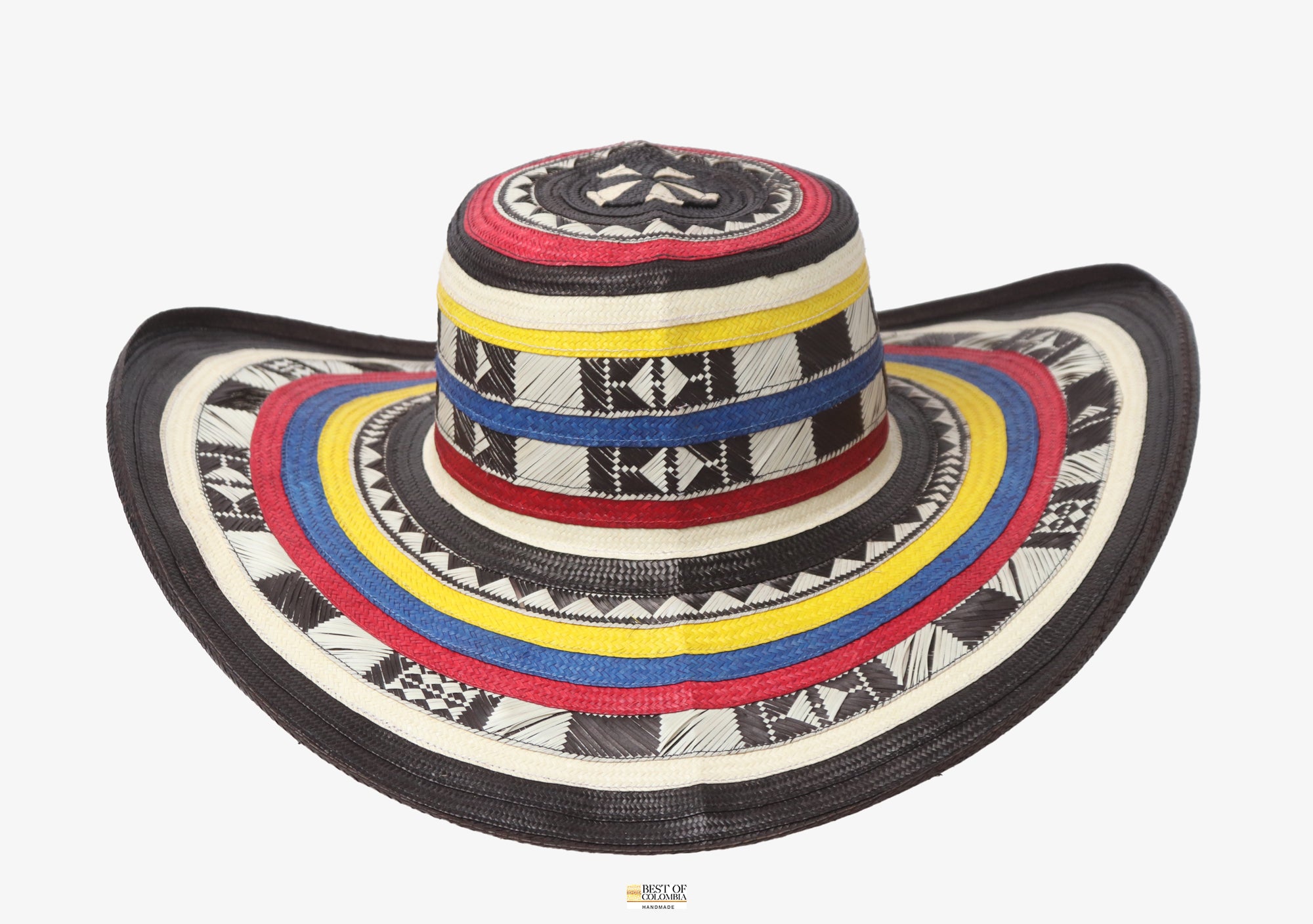 Colombia Sombrero Vueltiao Hat - All Sizes - 21.5-22 in (Small)