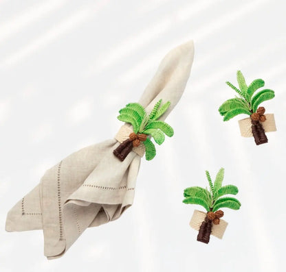 Palm tree iraca Napkin Ring Bestofcolombia1