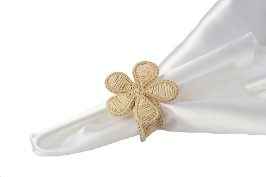 Daisy Iraca Napkin Ring - 100% handmade Bestofcolombia1