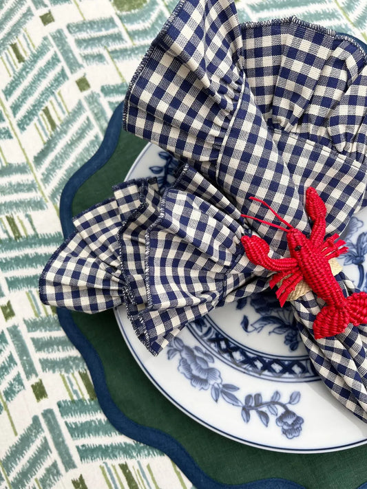 Lobster Raffia/iraca Napkin Ring Bestofcolombia1