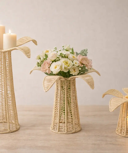 Iraca Palm Tree - Candle & Flower holders Bestofcolombia1