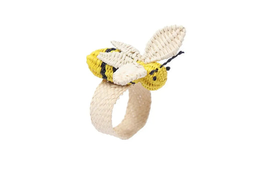 Bee Iraca/Straw Napkin Ring [set of 6 ] Best of colombia