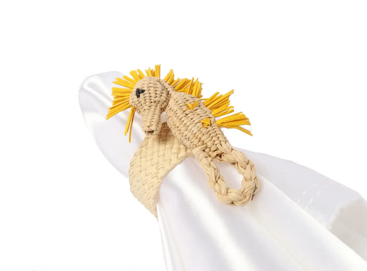 Seahorse Iraca Napkin Ring Bestofcolombia1
