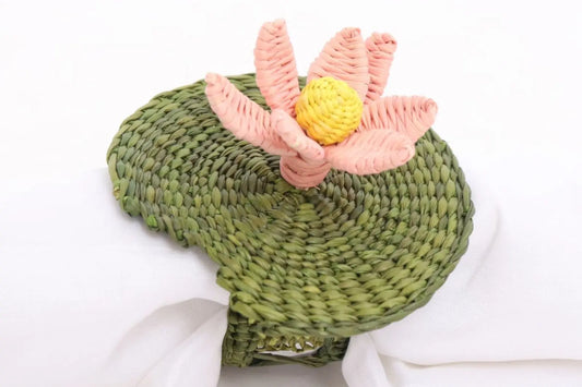 Lotus Leaf Iraca Napkin Rings Best of Colombia