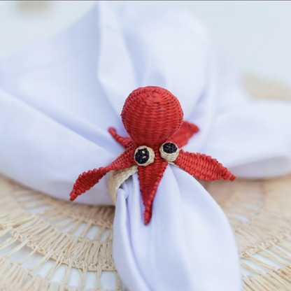 Octopus iraca Napkin ring