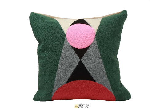Asymmetric Pillow Cover - 16” x 16” Best of Colombia