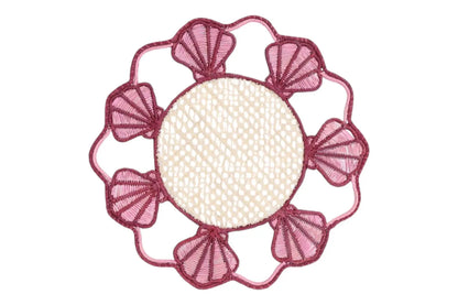 Shell Iraca/Straw Placemat — Handmade Colombian Table Decor Best of Colombia
