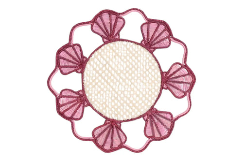 Shell Iraca/Straw Placemat — Handmade Colombian Table Decor Best of Colombia
