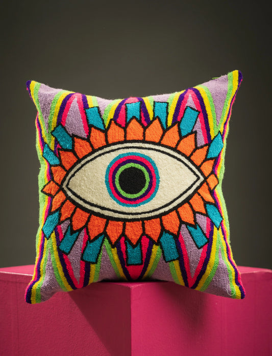 Evil Eye Pillow Covers - 16” x 16” Best of Colombia