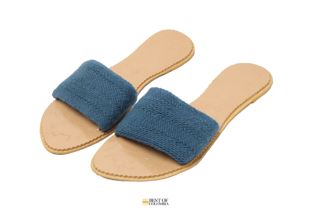 Blue Jean Wayuu Sandals - Best of Colombia