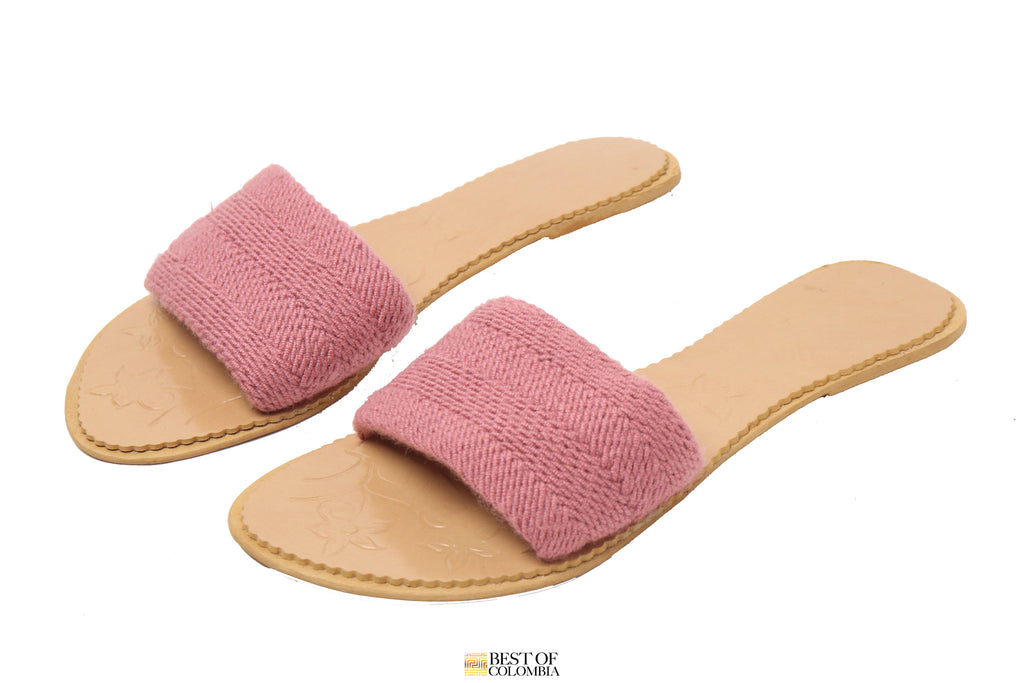Pink Wayuu Sandals - Best of Colombia