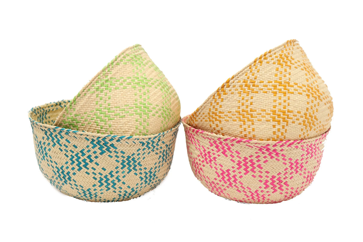 Colorfull Woven Bowls - Best of Colombia