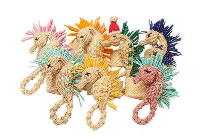 Seahorse Iraca Napkin Ring - Best of Colombia