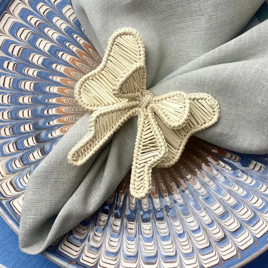 Bow tie Iraca Palm Napkin Ring - Best of Colombia