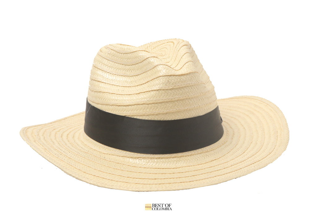 Natural Panama Hat + Strap - Best of Colombia
