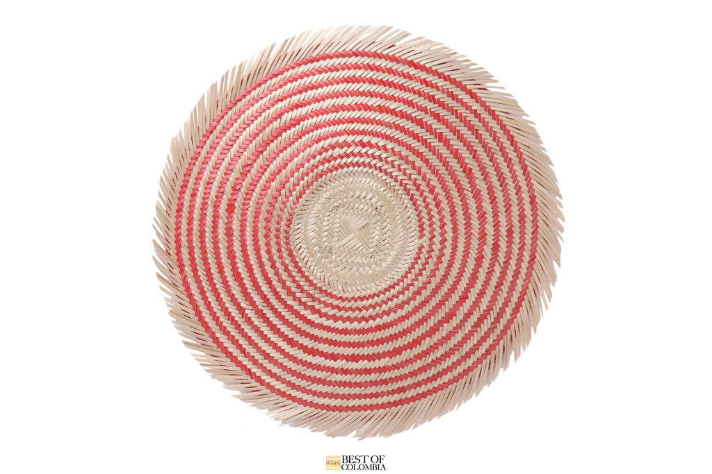 Tassels Red Mawisa Placemat - Best of Colombia