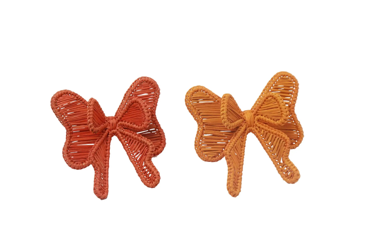 Bow tie Iraca Palm Napkin Ring - Best of Colombia