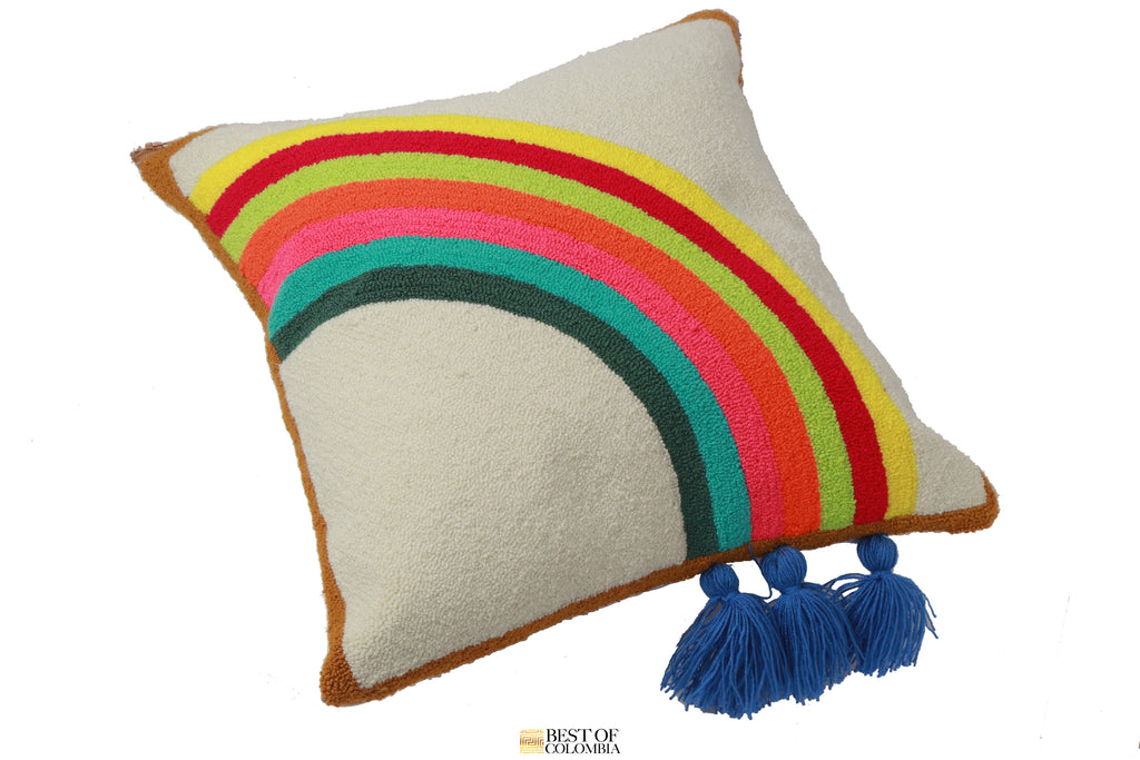 Rainbow Pillow Cover - Best of Colombia