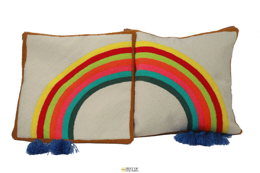 Rainbow Pillow Cover - Best of Colombia