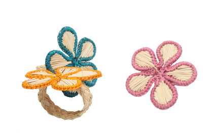 Colorfull Daisy Napkin Rings - Best of Colombia