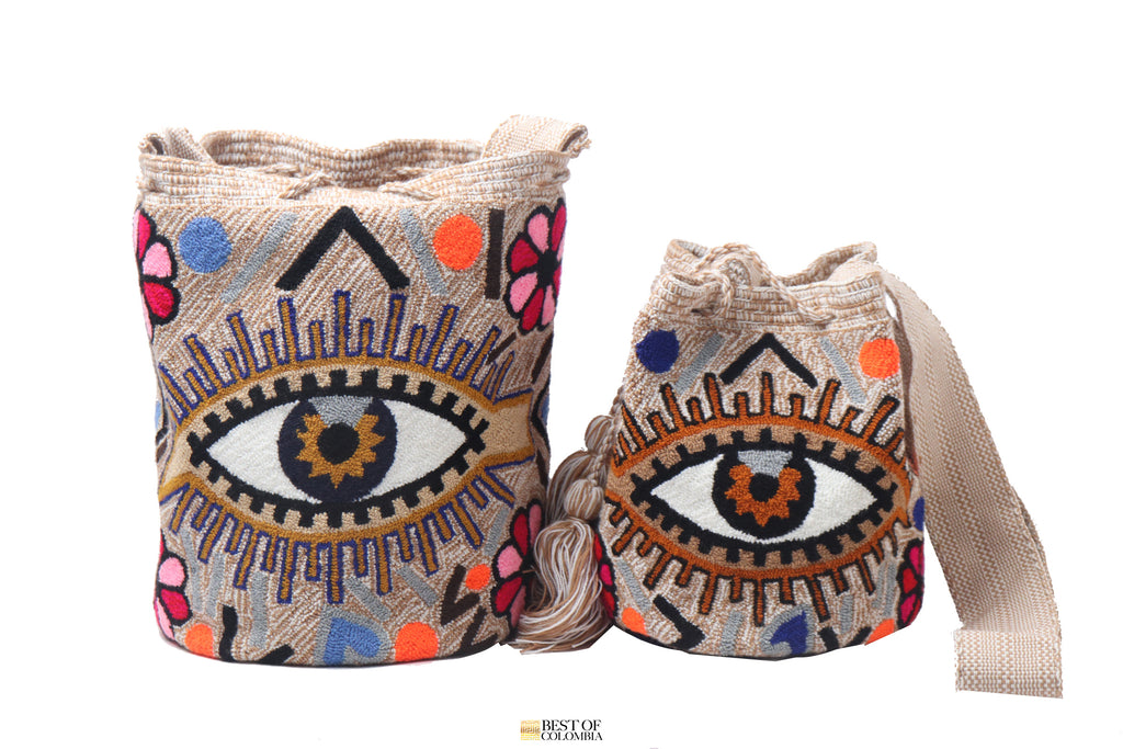 Large & Medium Evil Eye Bag - Best of Colombia