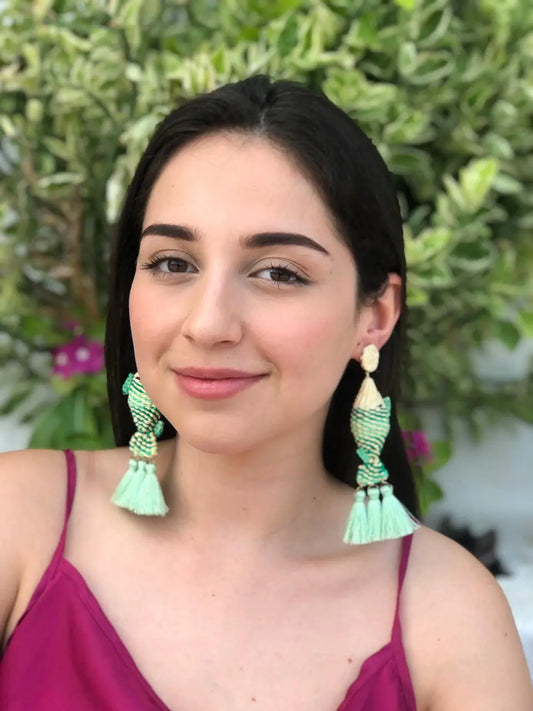 Green Fish Earrings - Best of Colombia