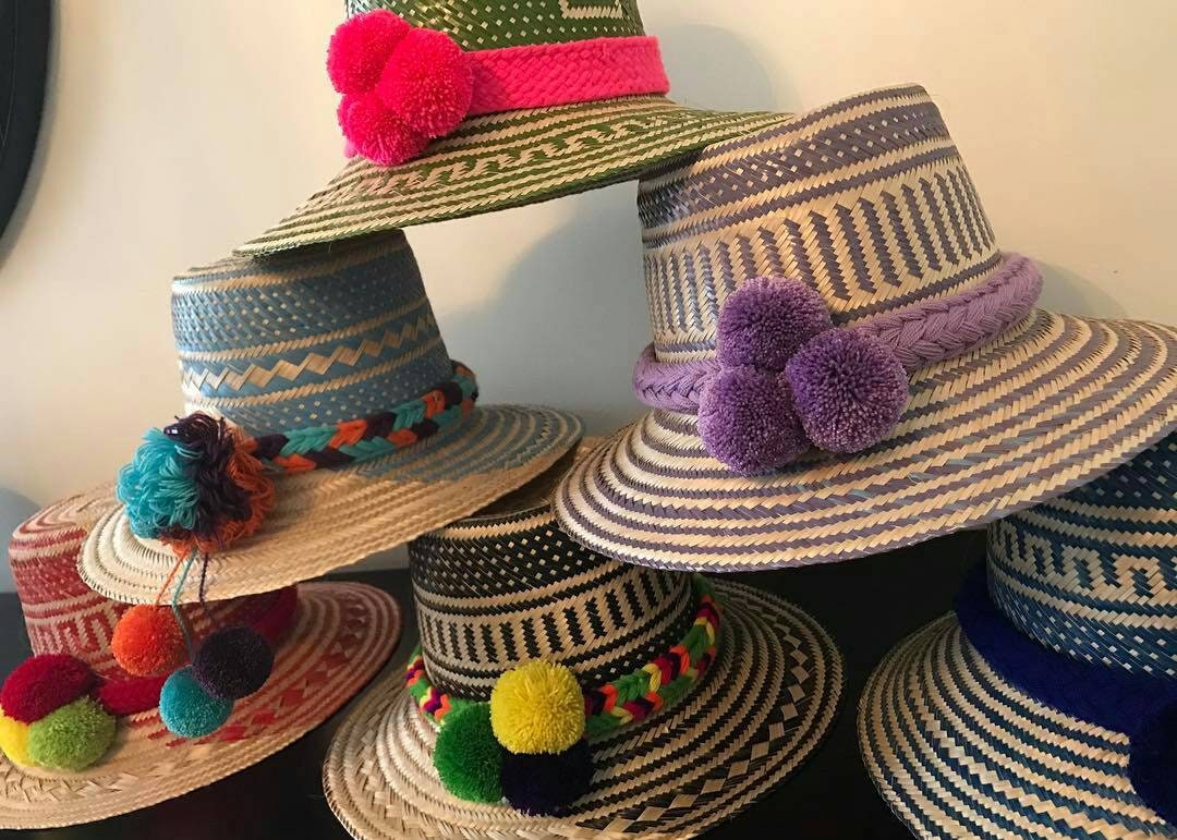 Colorfull Straw Hats - Wayuu Hat Handwoven