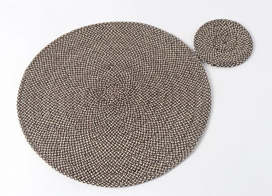 Caña Flecha Placemats & Coasters Round 40cm diameter - Best of Colombia