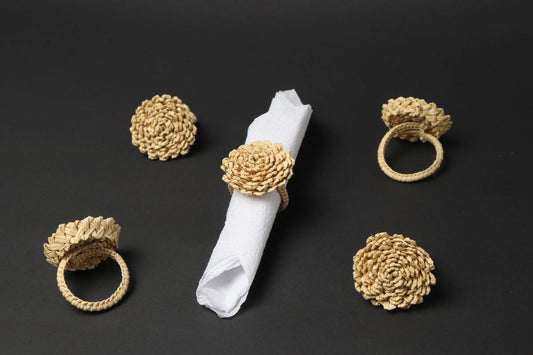Flower Iraca Napkin Rings - Best of Colombia