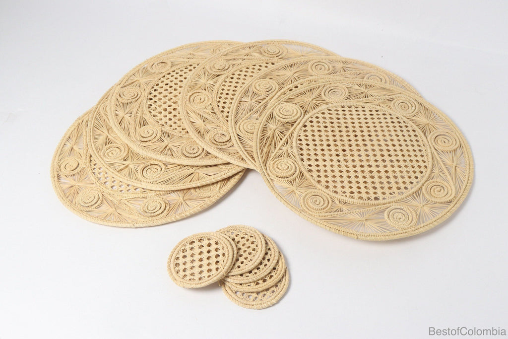 Caracol Iraca Placemats - Best of Colombia