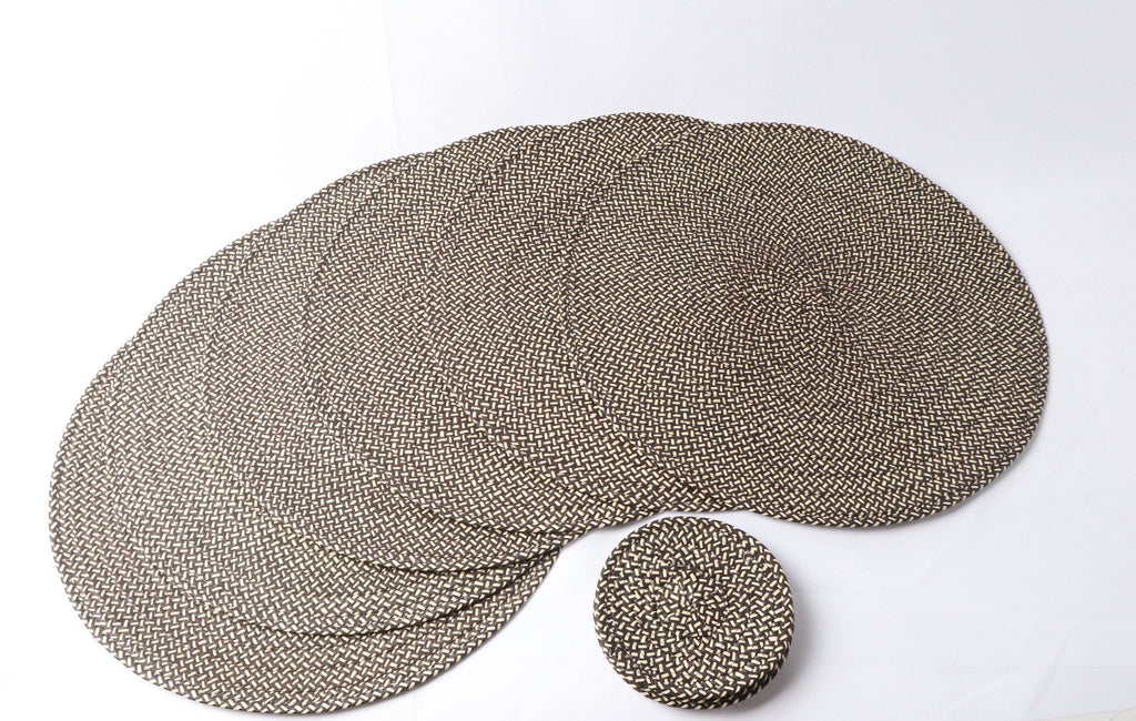 Caña Flecha Placemats & Coasters Round 40cm diameter - Best of Colombia