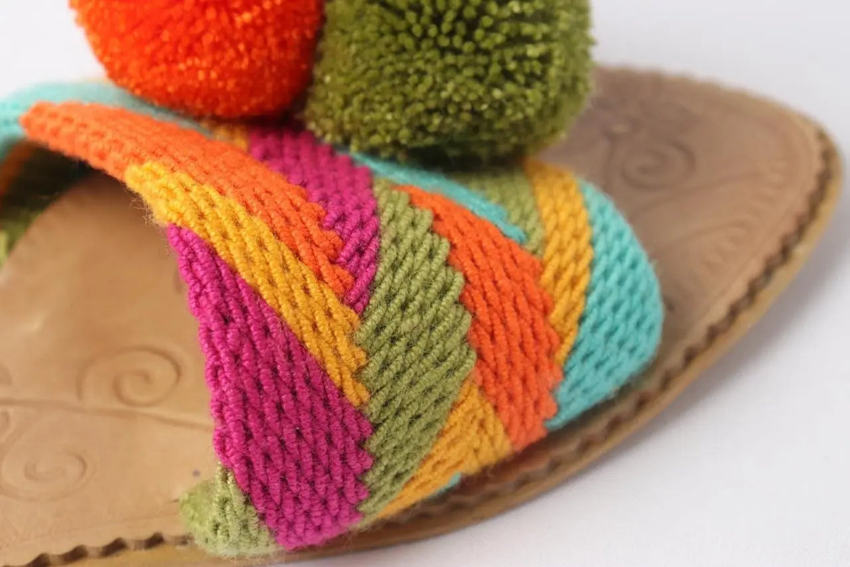 Summer pompom Sandal - Best of Colombia