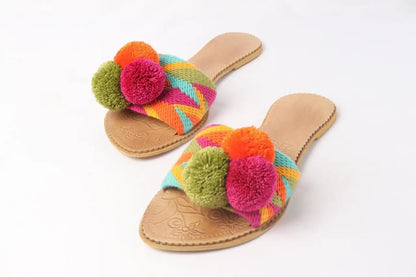 Summer pompom Sandal - Best of Colombia