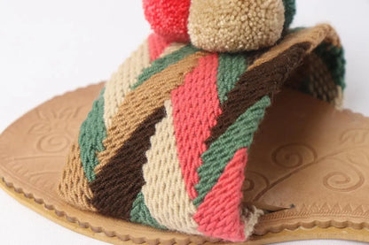 Guayaba Pompom Sandals - Best of Colombia