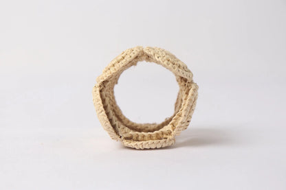 Caracoli Loop iraca Palm Napkin Rings - Best of Colombia